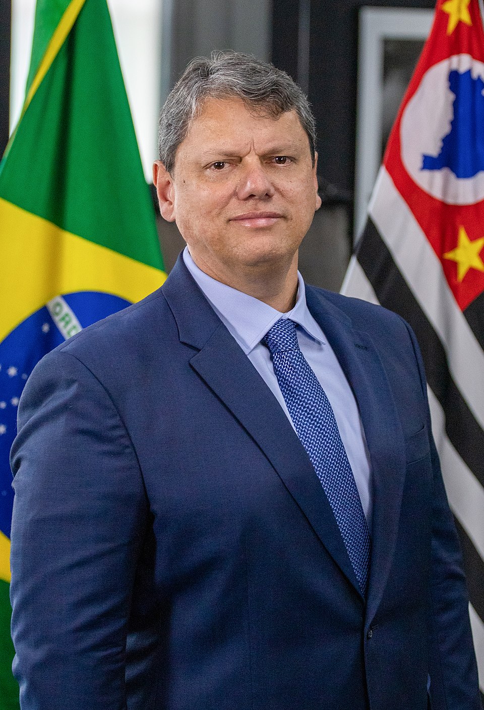 Governador do estado de são paulo, tarcísio de freitas foto oficial (cropped)