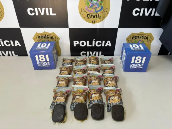 Entorpecente estava escondido em uma mochila no porta malas do carro do suspeito 2899697 article