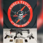 Duas pistolas um revolver e um simulacro de fuzil foram apreendidos na serra 2993800 article
