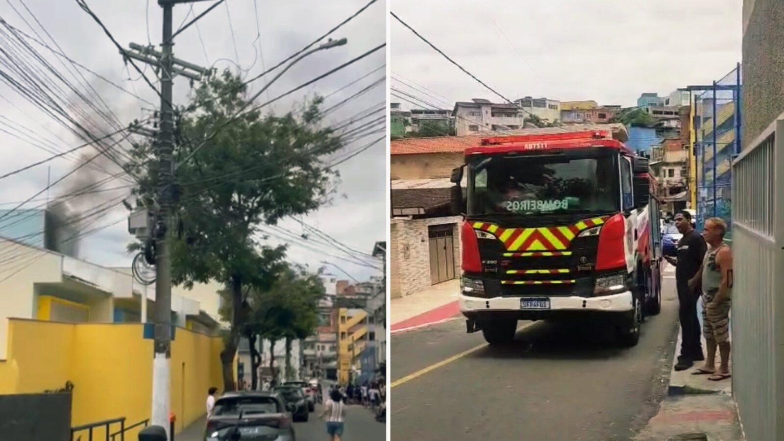 Principio de incendio em escola de vitoria mobiliza bombeiros 3005647