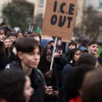 Protestos contra ICE ocorrem em Milão antes da abertura da Olimpíada