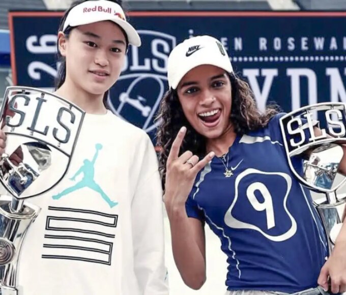 Rayssa Leal vence primeira etapa do circuito mundial de skate