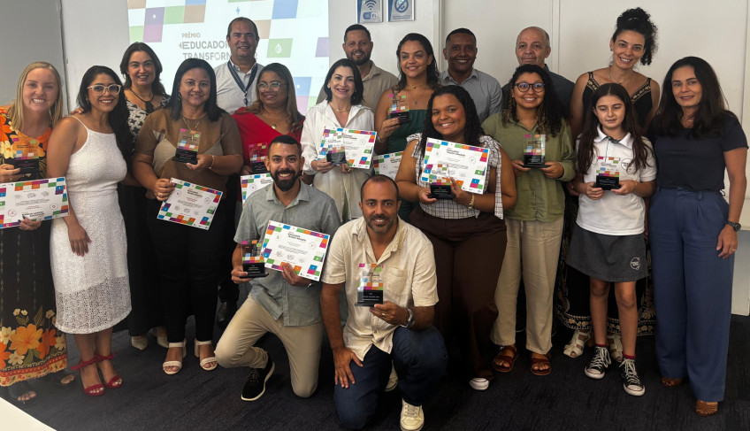 Conheça os vencedores da etapa estadual do Prêmio Educador Transformador