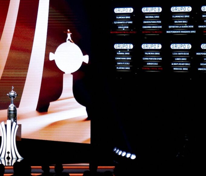Conmebol sorteia grupos da Copa Libertadores 2026