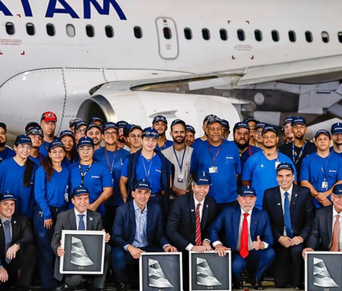 Latam incorpora na frota os primeiros aviões da Embraer