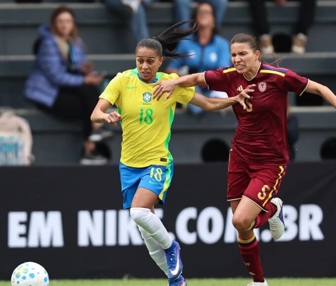 Seleção feminina perde de 2 a 1 para Venezuela em amistoso
