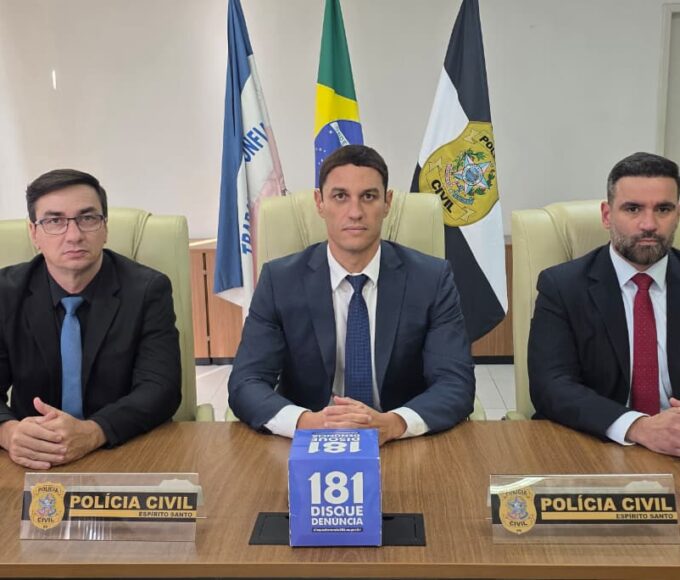 PCES conclui investigação sobre “tribunal do crime” e indicia três envolvidos por tortura, roubo e corrupção de menores em Cachoeiro