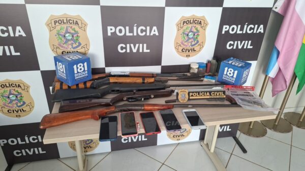 Operação O Paiol: Polícia Civil apreende mais seis armas de fogo em desdobramento da Operação Lucas 3:14