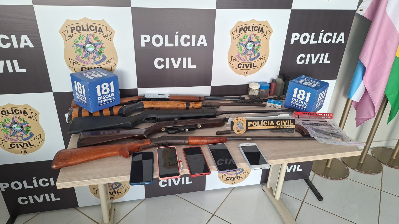 Operação O Paiol: Polícia Civil apreende mais seis armas de fogo em desdobramento da Operação Lucas 3:14